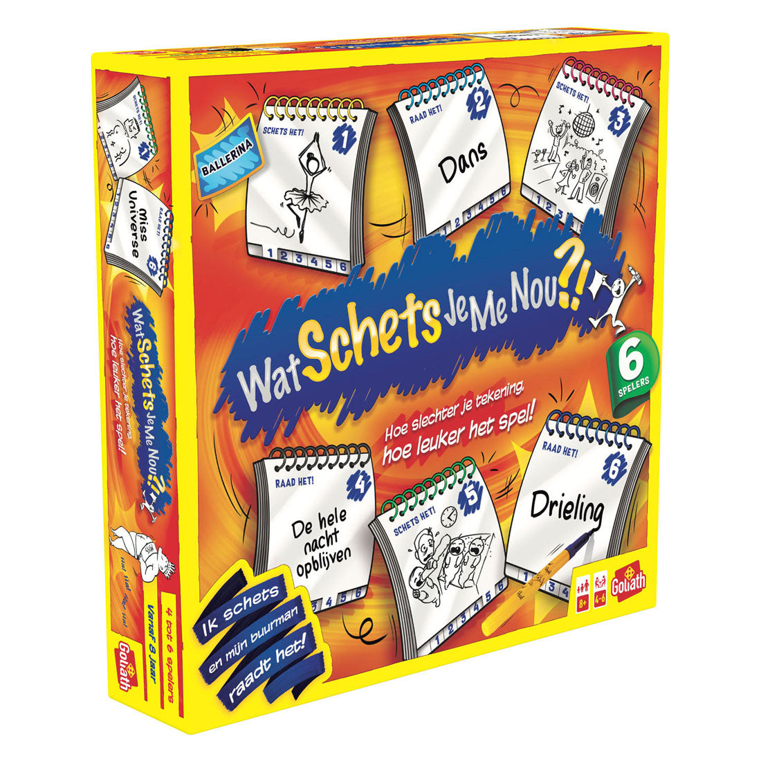 Goliath games goliath wat schets je me nou?! gezelschapsspel - 6 spelers