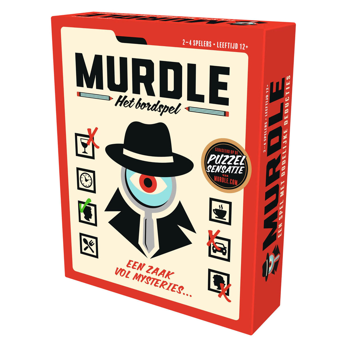 Goliath murdle het bordspel - breinbreker - bordspel - crime spel - deductief redeneren - 2 tot 4 spelers