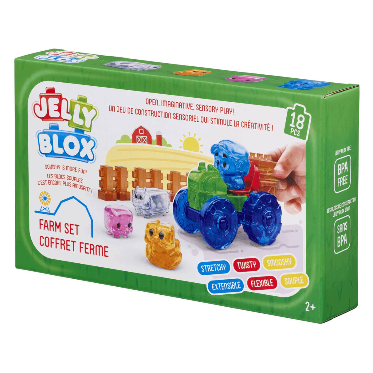 Goliath jelly blox - boerderijset - 18dlg.