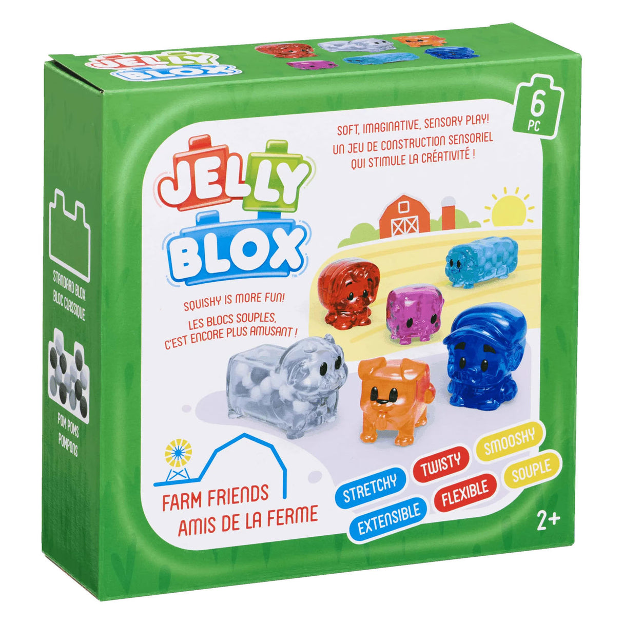 Goliath jelly blox - boerderijdieren - 6dlg.