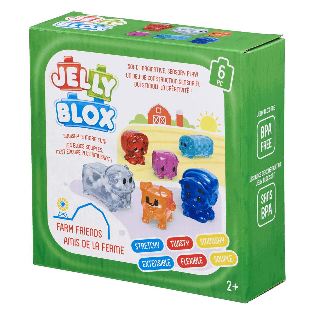 Goliath jelly blox - boerderijdieren - 6dlg.