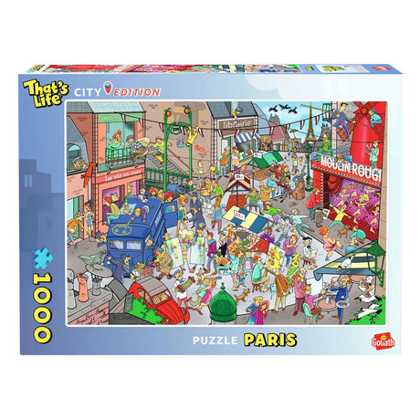 Goliath games golitath that's life city edition: parijs legpuzzel - 1000st.