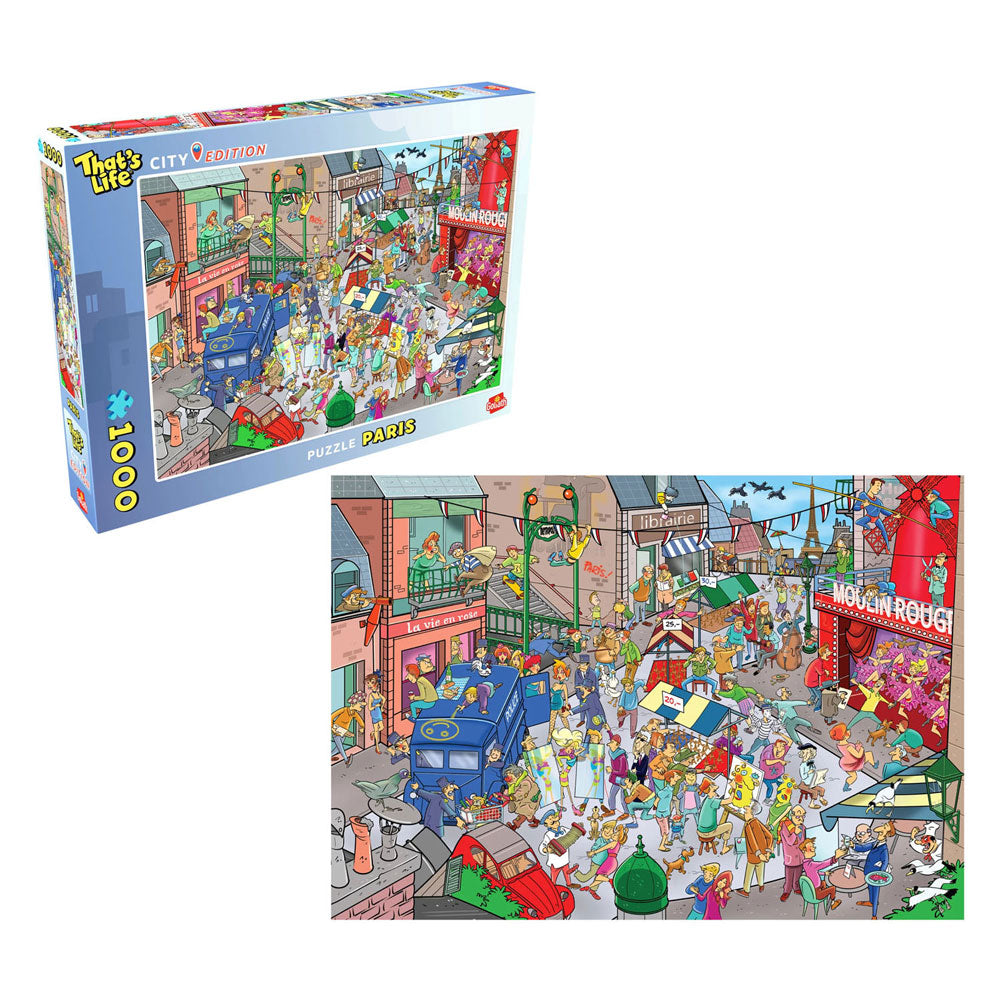 Goliath golitath that's life city edition: parijs legpuzzel - 1000st.