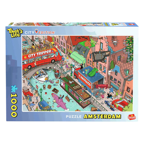 Goliath games goliath that's life city edition: amsterdam legpuzzel - 1000st.