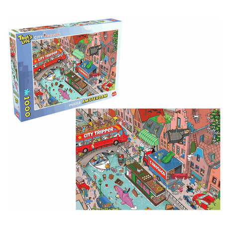 Goliath games goliath that's life city edition: amsterdam legpuzzel - 1000st.