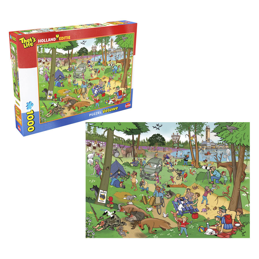 Goliath that's life hollandse editie: de veluwe legpuzzel - 1000st.