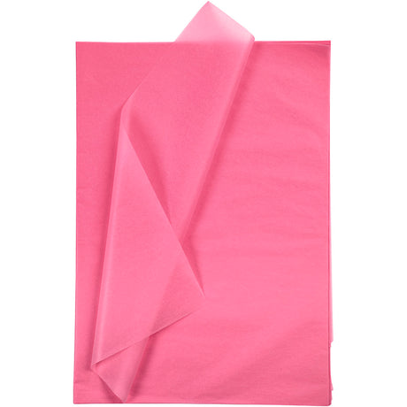 Creativ Company Seidenpapier, Blatt 50x70 cm, 17 g, rosa, 25 Blatt 1 Box