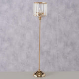 Boltze home windlicht kostra h70,5cm ijzer glas effen goud