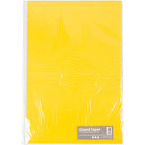 Creativ Company Glanzpapier, Blatt 32x48 cm, 80 gr, gelb, 25 Blatt 1 Karton