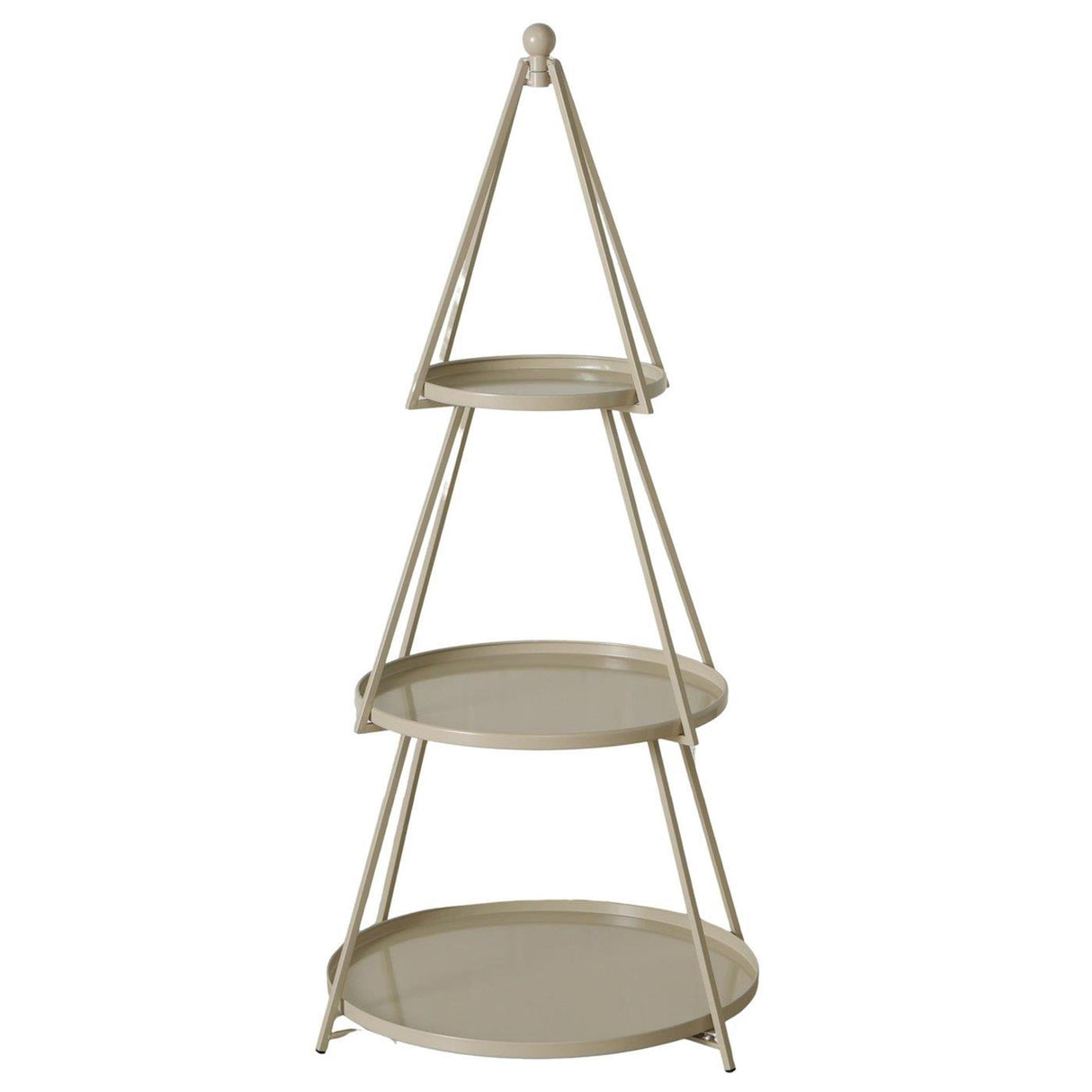 Boltze home etagã©re frederik h122cm b 60cm ijzer poedergecoat beige