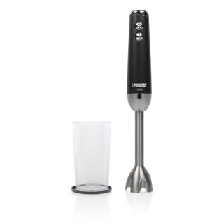 Princess Stabmixer aus schwarzem Edelstahl