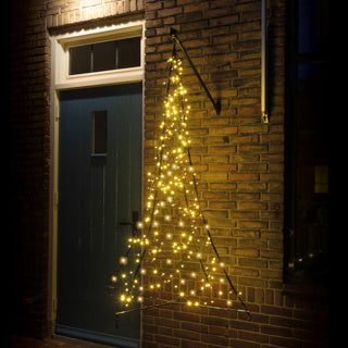 Fairybell hängender LED-Weihnachtsbaum 150 cm 240 LEDs warmweißes Licht schwarz