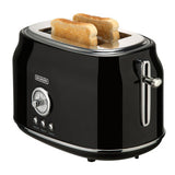 Bourgini Toaster Retro-Toaster schwarz