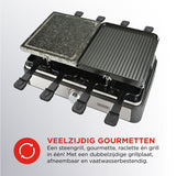 Bourgini Gourmette Raclette Steingrill 8St