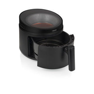 Princess Cyclone Vision Airfryer Heißluftfritteuse (schwarz, 5 Liter)