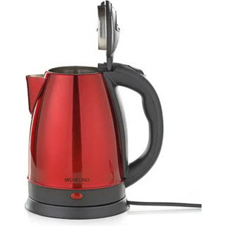 Michelino Wasserkocher 1,8l 1800w rot schwarz