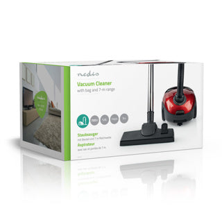 Nedis Staubsauger mit Beutel 700 W 1,5 l