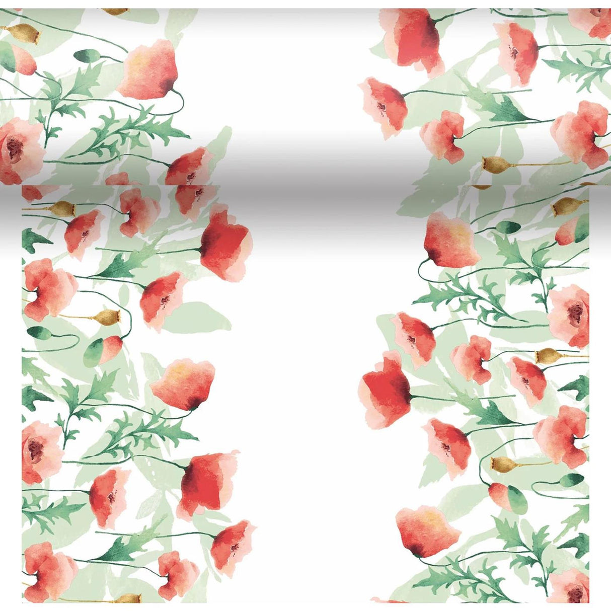 Duni 3-in-1 Mohn-Genuss 40x480cm