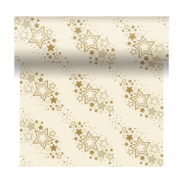 Duni 3-in1 Weihnachtsstern Creme 40x480cm