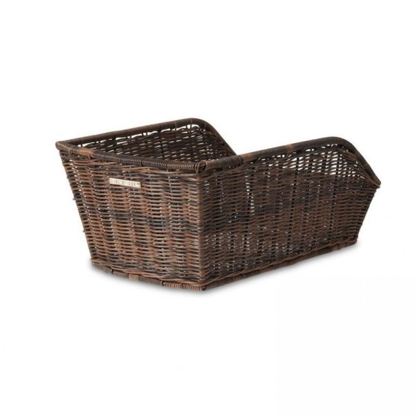 Basilikum Cento Rattan Look - Fahrradkorb - auf der Rückseite - Brown