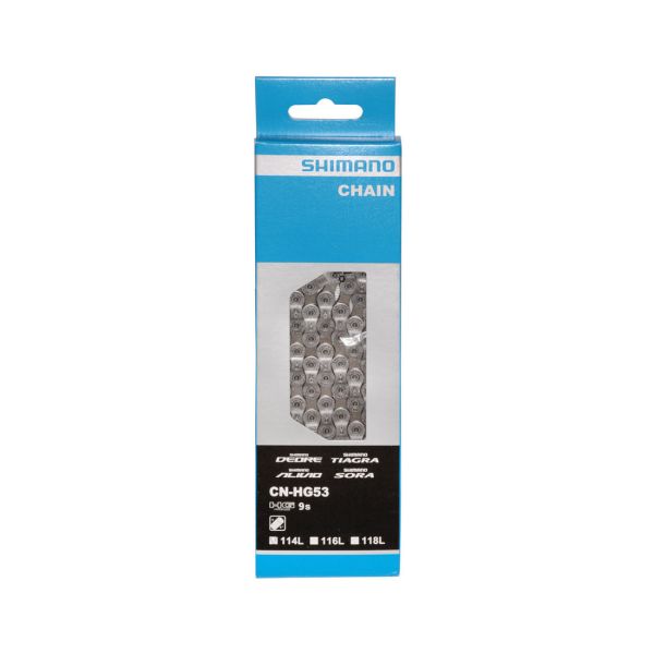 Shimano Hg53 Halskette - 9 Geschwindigkeit - Silber - 116 Links