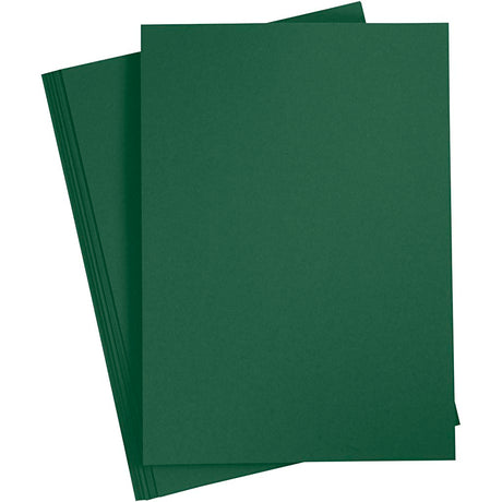 Creativ Company Farbkarton, A4, Blatt 210x297 mm, 180 gr, dunkelgrün, 20 Blatt 1 Karton