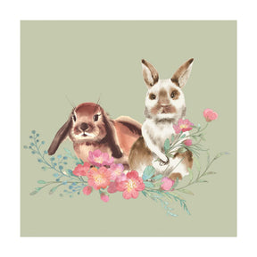 Duni Servietten Misty Easter 3-lagiges Gewebe 33x33cm