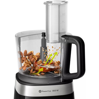 Philips Küchenmaschine HR7530 10 Viva 850W schwarzer Edelstahl