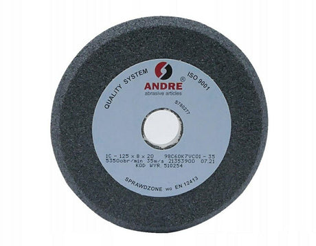 Andre geprofileerd schuurmiddel 125mm x 8mm x 20mm 98c60k7vc01-35 zwart type 1c