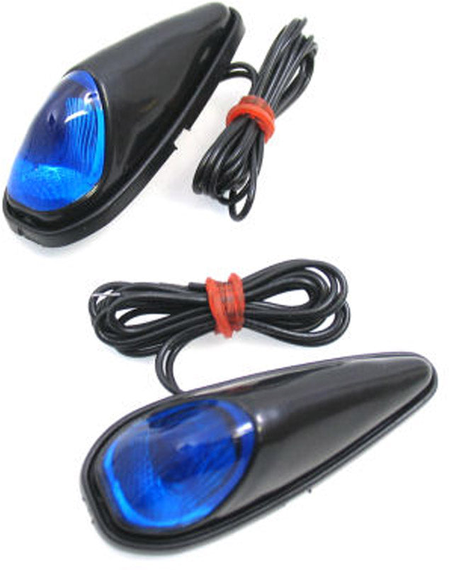 LED LED LED LED PLAK LAMP BLUE HOUSE BLACK