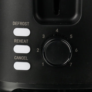 Täglicher Toaster für zu Hause, mattschwarz