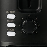 Täglicher Toaster für zu Hause, mattschwarz