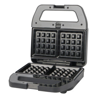 Daily Home Sandwich-Waffeleisen-Set schwarz