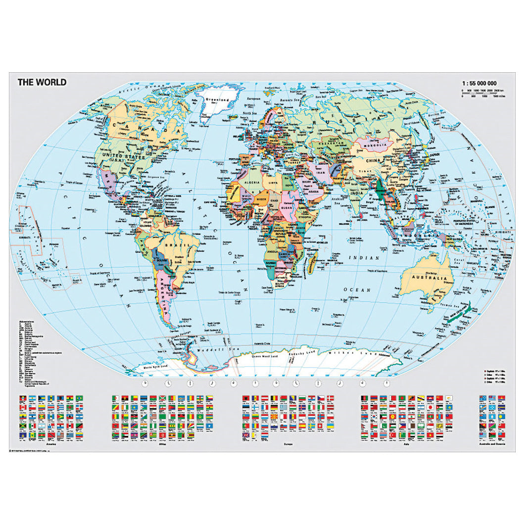 Ravensburger political world map 1000st.