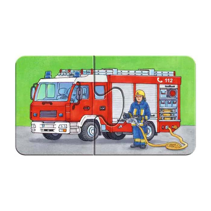 Ravensburger - Spezialfahrzeuge Puzzle 9x2st.