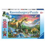 Ravensburger bij de dinosaurussen, 100st. xxl