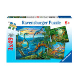 Ravensburger - Dinosaurios 3x49st.