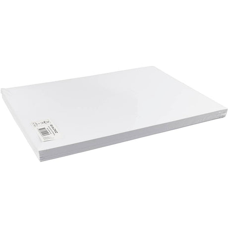 Creativ Company weißes Papier 180 Gramm – stabiles weißes Papier – A3-Karton zum Basteln und Heimwerken – weißer Karton 180 g – Hobbykarton weiß – A3 weißes Papier 180 Gramm – Bastelpapier weiß – Premium-Papier 180 Gramm – A3 – 29,7 x 42 cm – 100 Blatt