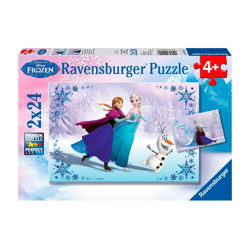 Ravensburger - Frozen Puzzle: Sisters Forever 2x24 Pieces