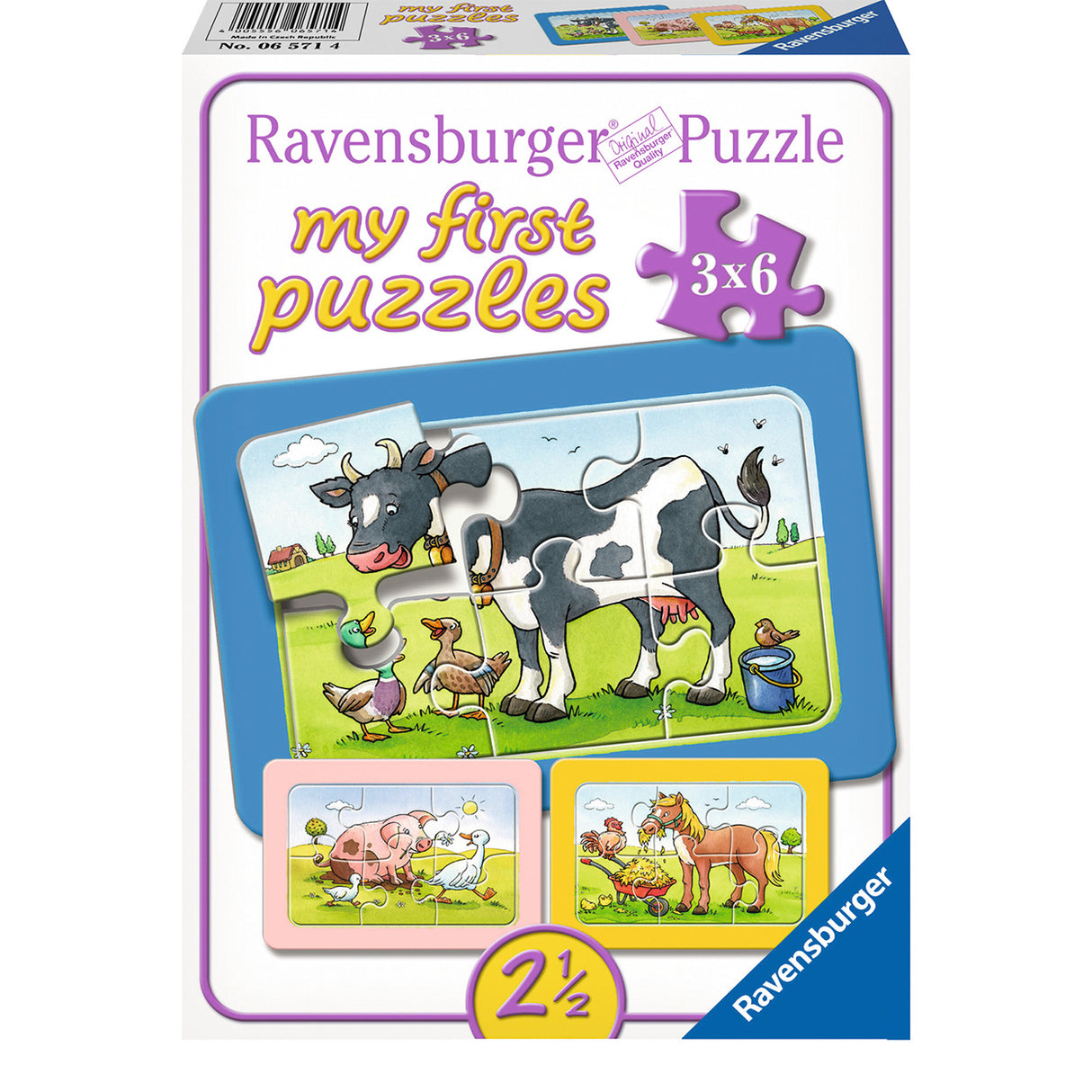 Ravensburger goede vrienden, 3x6st.