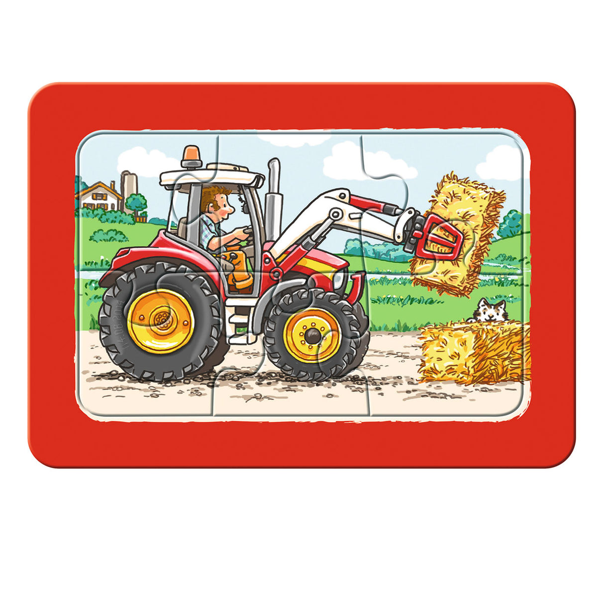 Ravensburger - Graafmachine tractor en kiepauto 3x6 stuks