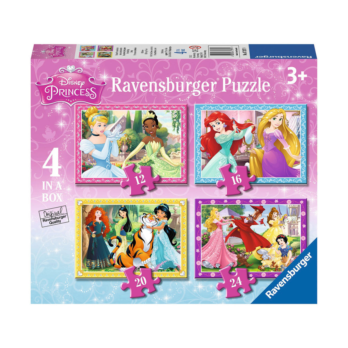 RAVENSBURGER Princess Puzzle 4in1