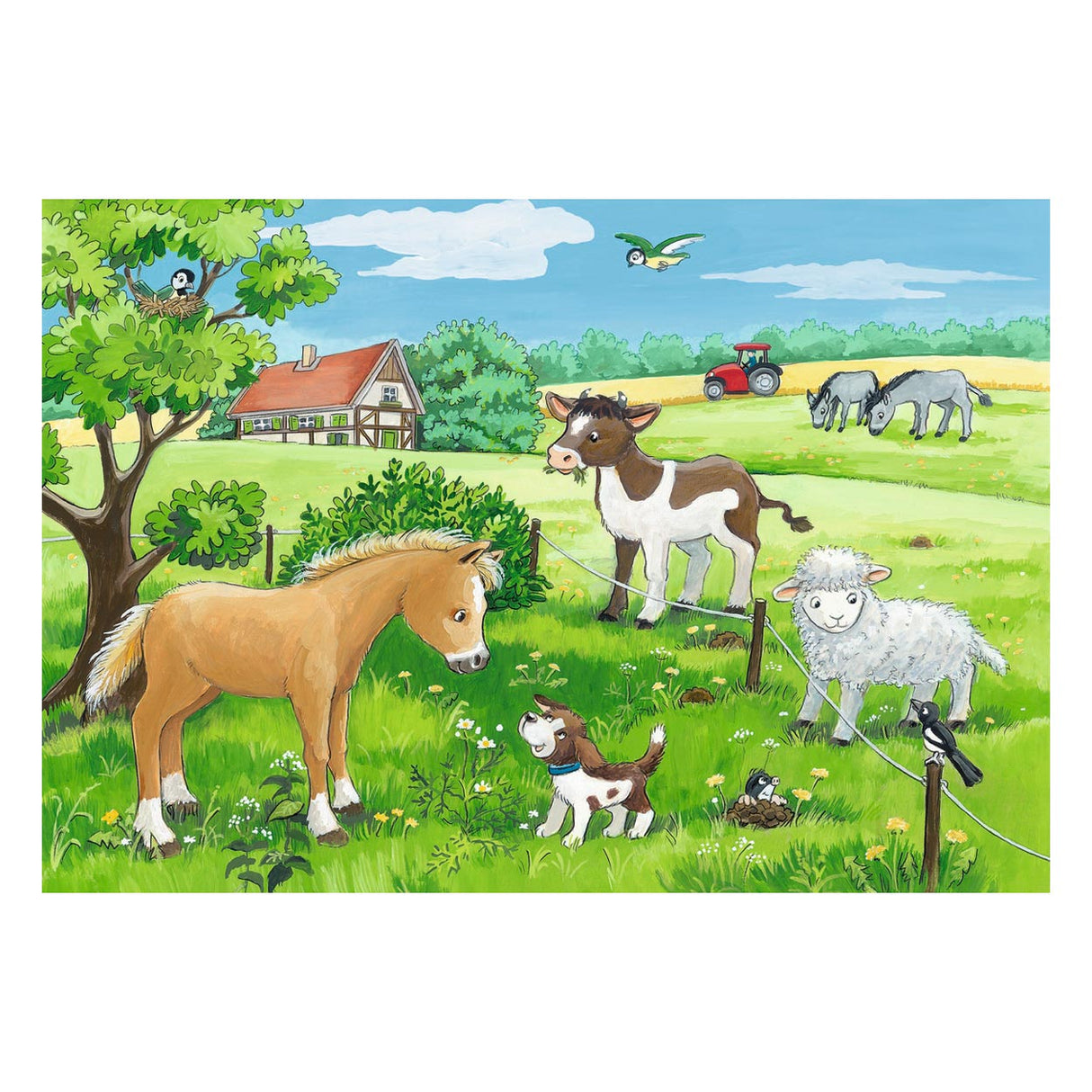 Ravensburger - Junge Tiere auf dem Land 2x12 Stücke