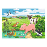 Ravensburger - Young animals in the countryside 2x12 pieces