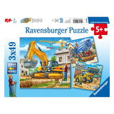 Ravensburger store bygningsbiler 3x49st.