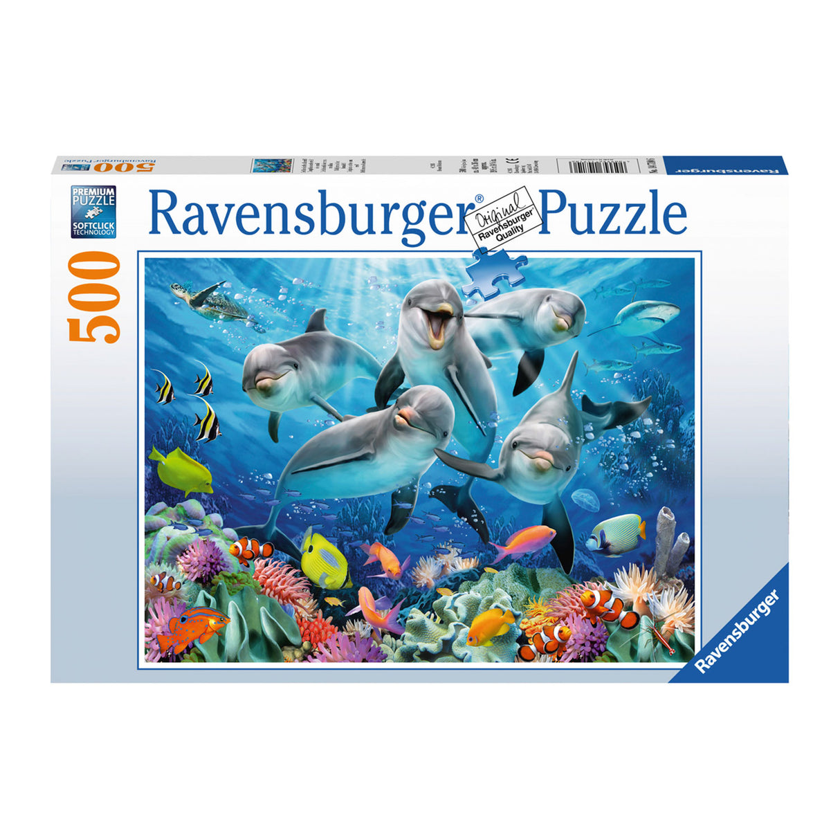 Ravensburger delfiner i korallrevet, 500st.