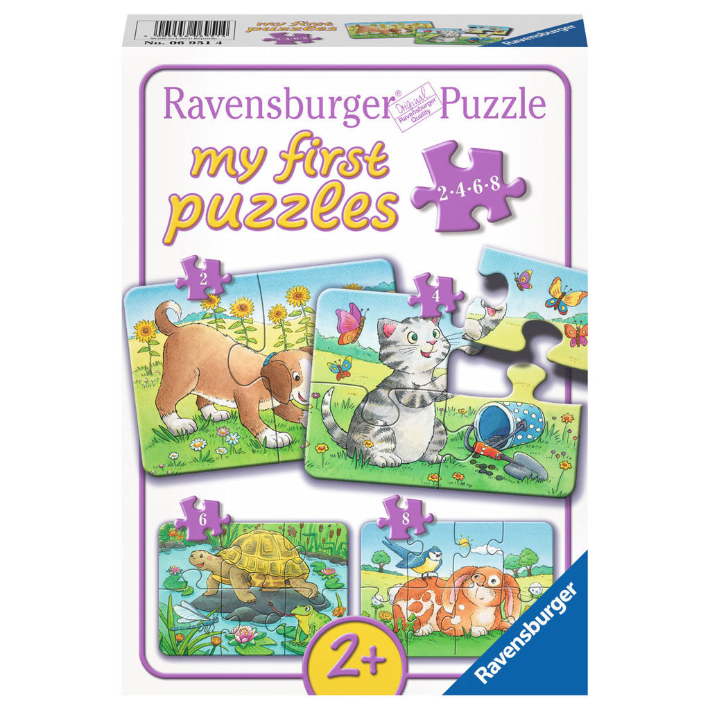 Ravensburger - Cute Pets Puzzle 4in1