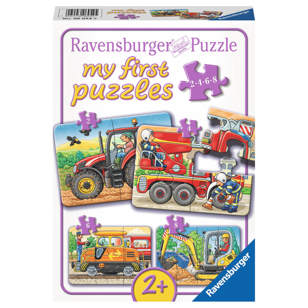 Ravensburger - på jobbet pussel 4in1