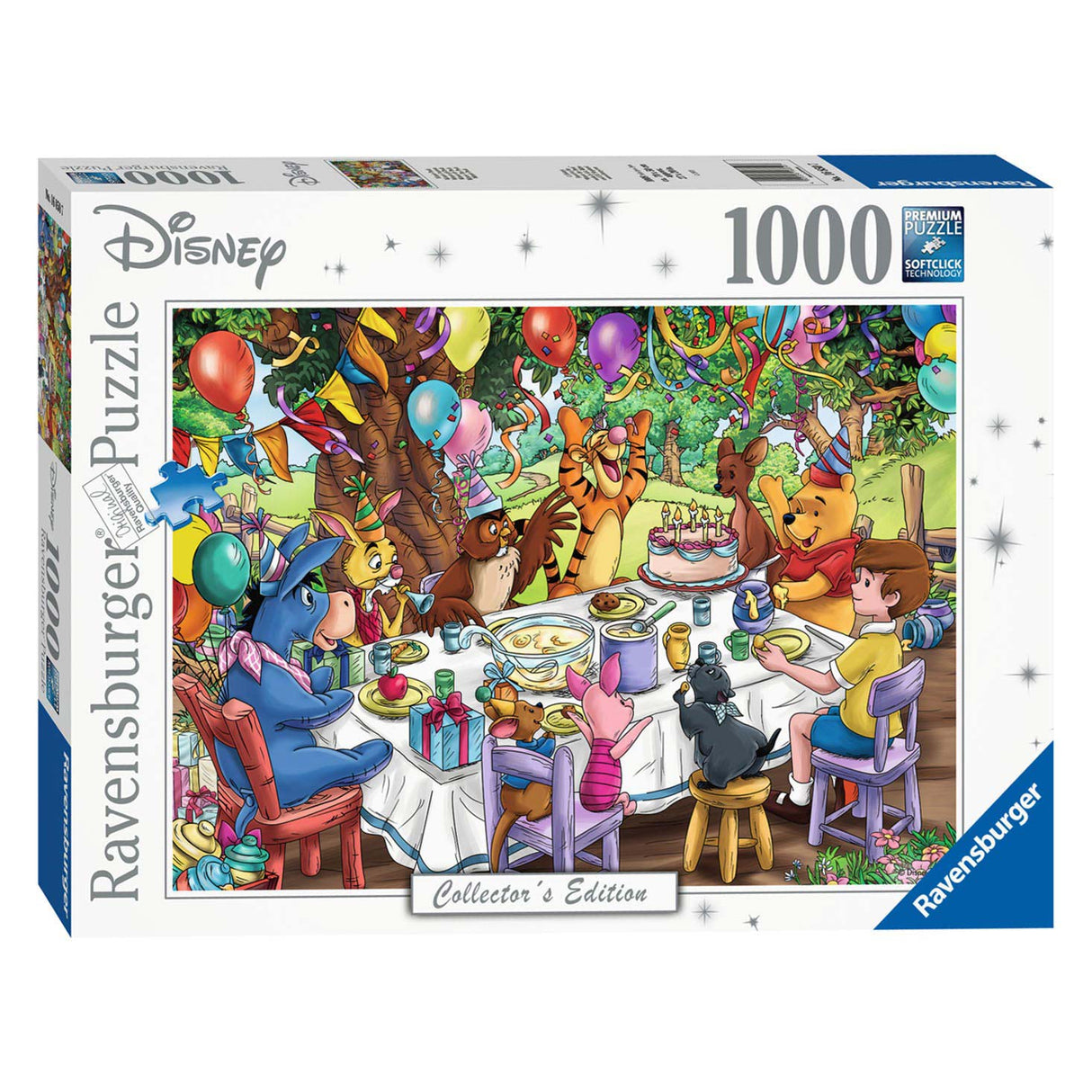 Ravensburger Jigsaw Puzzel De Pooh, 1000st.