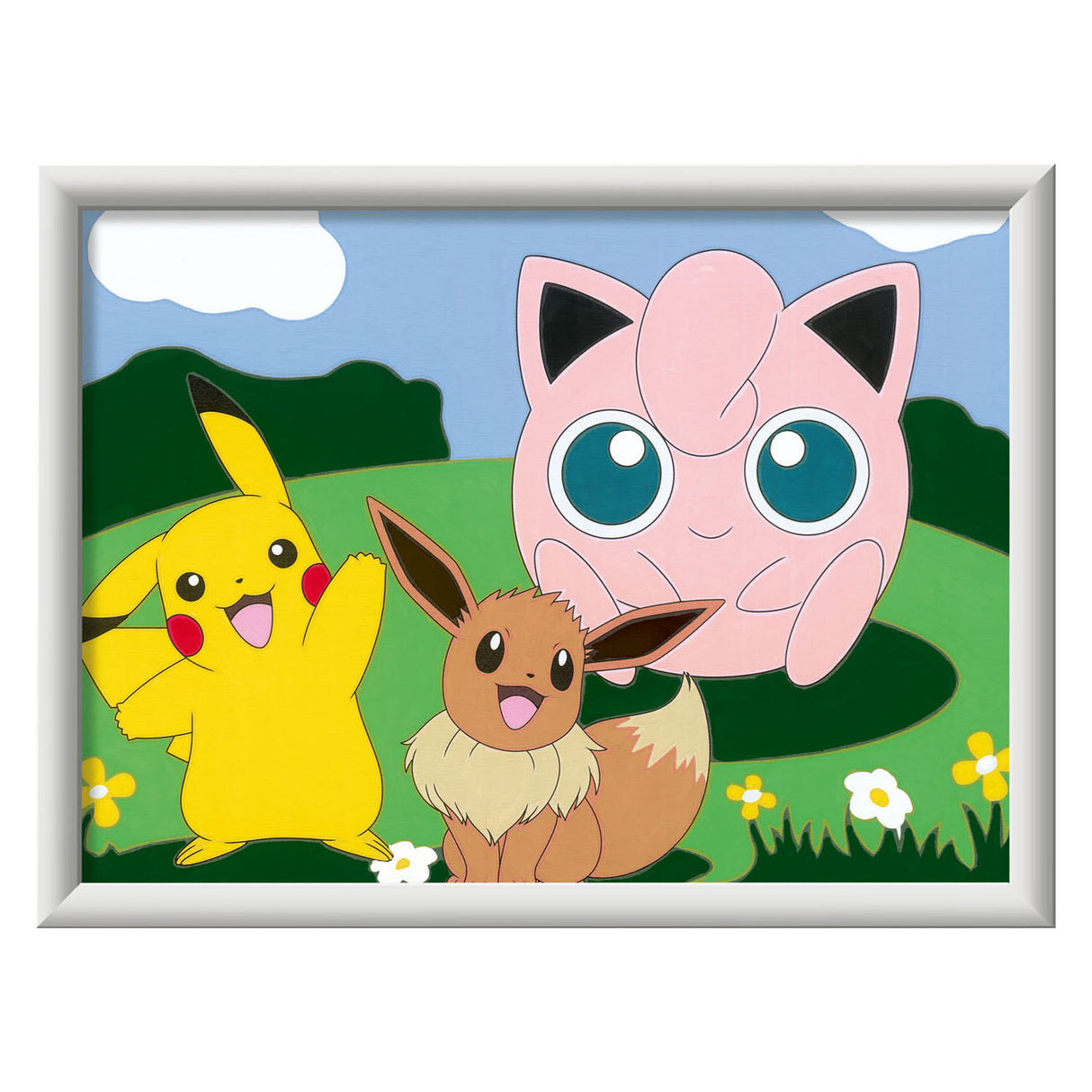 Malarstwo Ravensburger na liczbach pokemon